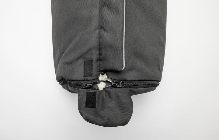 Reissner Lammfelle Merino Lammfell Baby Fusssack ESKIMO Mumienform mit Reissverschluss für Kinderwag