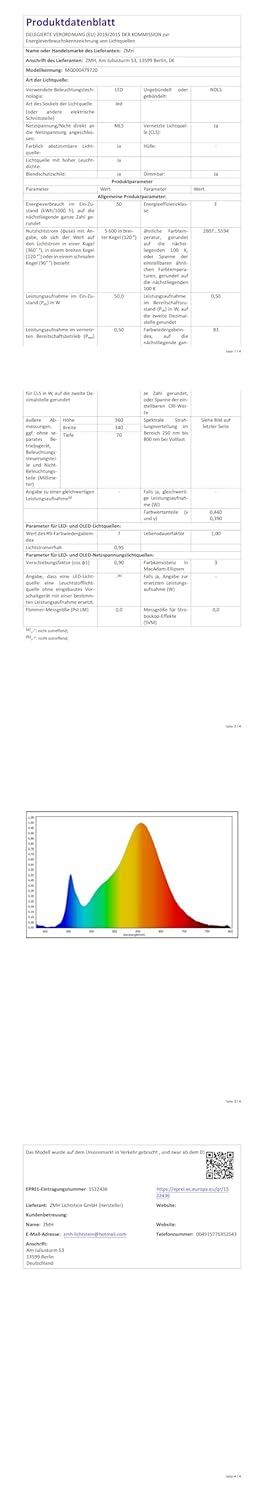 ZMH Deckenlampe LED Deckenleuchte Wohnzimmer - Schwarz Dimmbar 50W Wohnzimmerlampe Modern Design mit