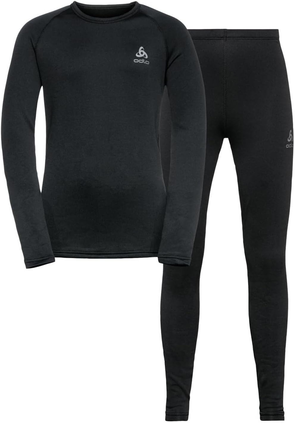 Odlo Unisex Kinder Set Long Fundamentals Active Warm Eco Set 104 Schwarz, 104 Schwarz