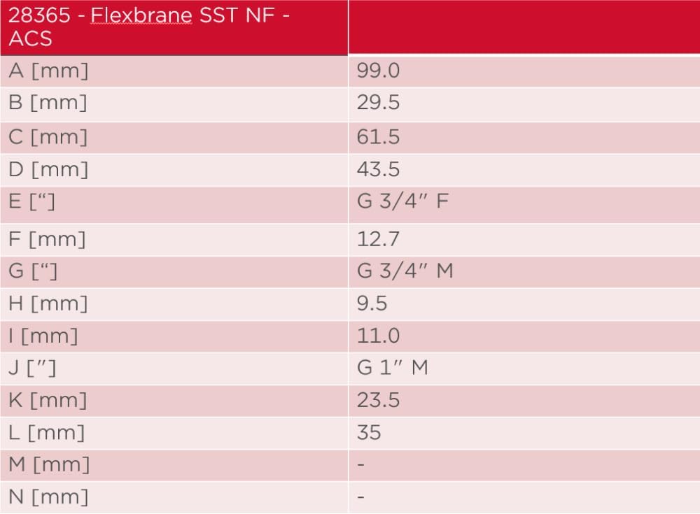 Flamco Flexbrane SST NF - ACS ¾" 8.0 bar Druckausdehnungsgefäss - Hohe Qualität für geschlossene Tri