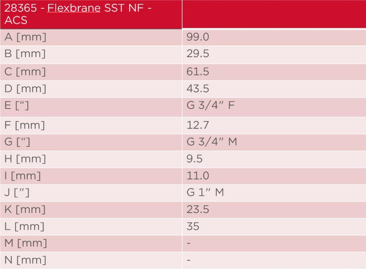 Flamco Flexbrane SST NF - ACS ¾" 8.0 bar Druckausdehnungsgefäss - Hohe Qualität für geschlossene Tri