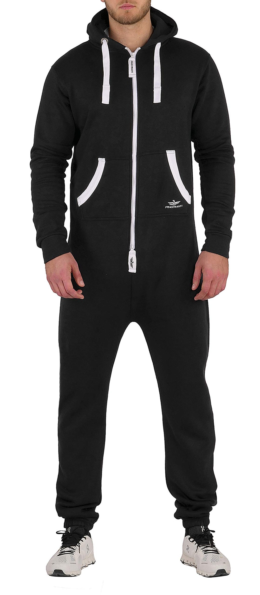 Finchman FMJ18 Herren Jumpsuit Jogger Jogging Anzug Trainingsanzug Overall Hausanzug Warm Winter M S