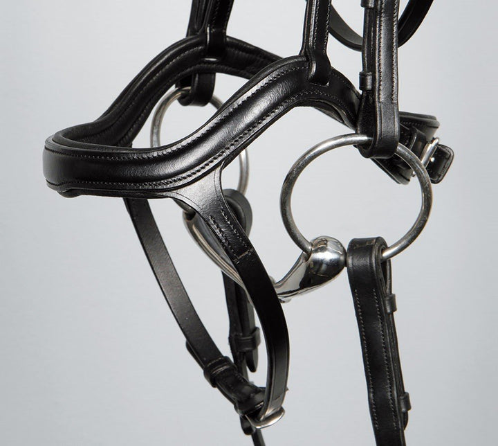 Harry's Horse Hoofdstel Anatomic, Farbe:schwarz, Grösse:cob cob schwarz, cob schwarz