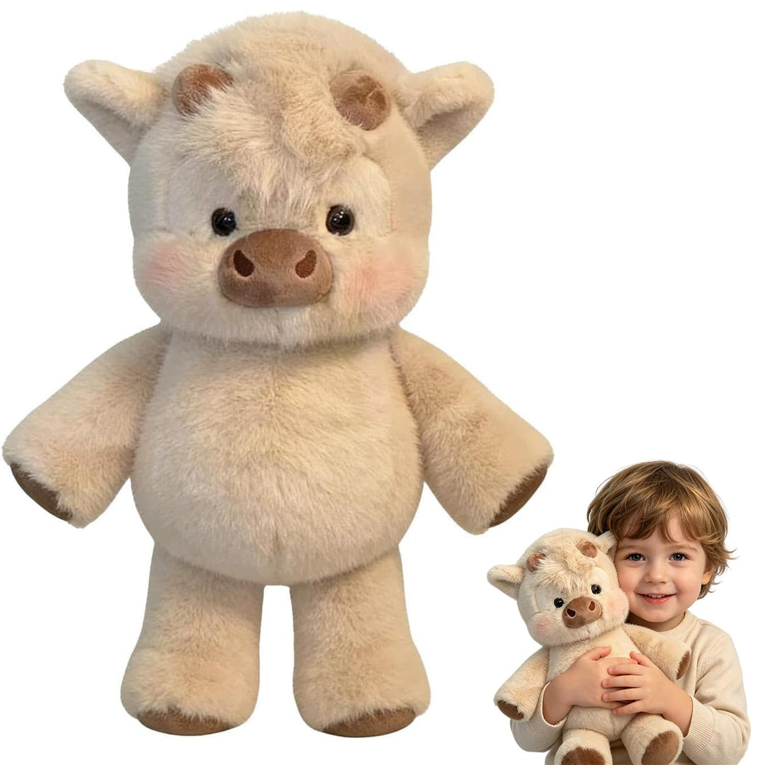 45CM Running Plushies, Kuh Kuscheltier Running Cow Plüschtier, Zoomie Running Plush Cow Stofftier, N