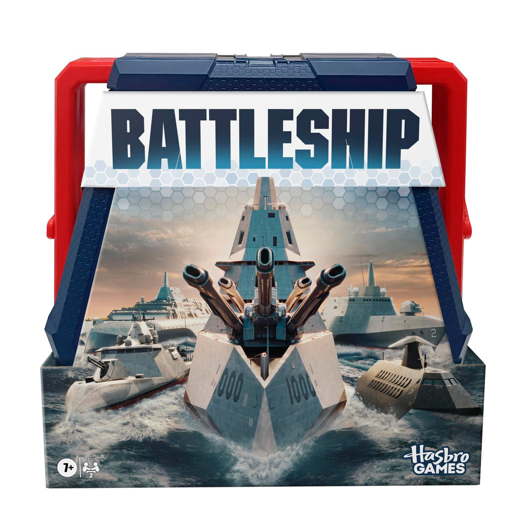 Hasbro Battleship Klassisches Brettspiel, spannendes Strategiespiel für Kinder ab 7 Jahren, BATTLESH