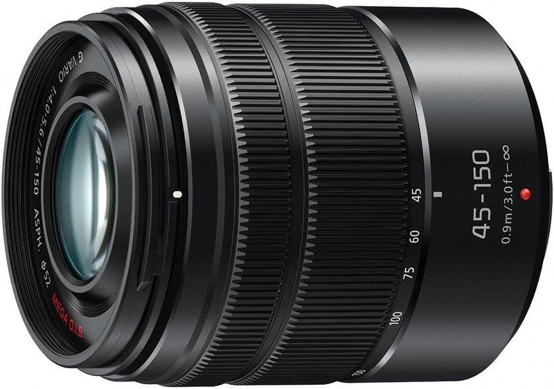 Panasonic H-FS45150EKA LUMIX G Vario Telezoom 45-150 mm F4.0-5.6 ASPH. Objektiv (90-300 mm KB, O.I.S