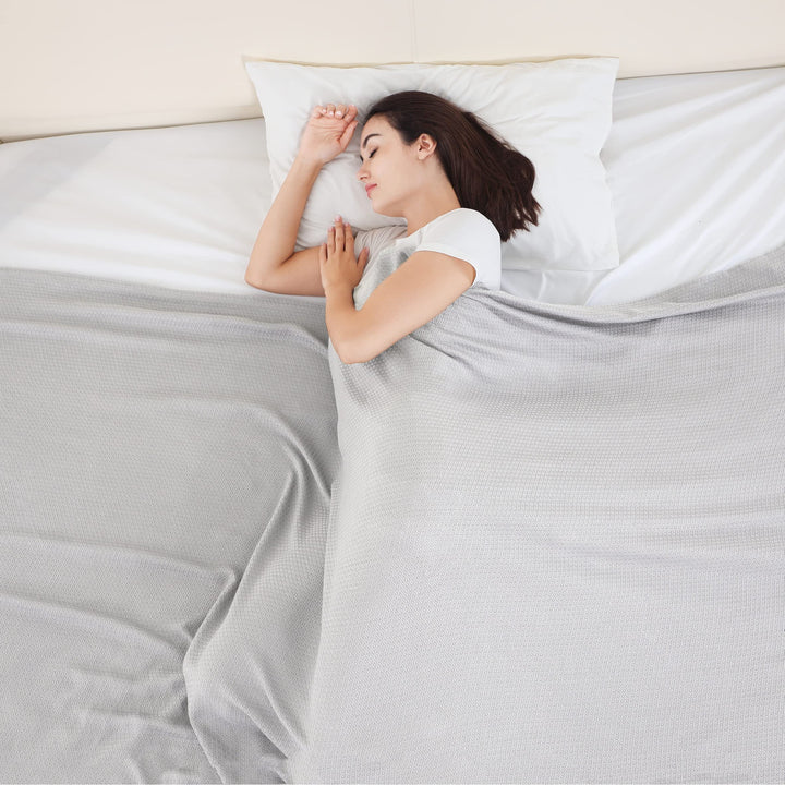 VHOME Sommerdecke - Bambus Decke für Erwachsene Kinder, Leichte Atmungsaktive Kühldecken kann Körper