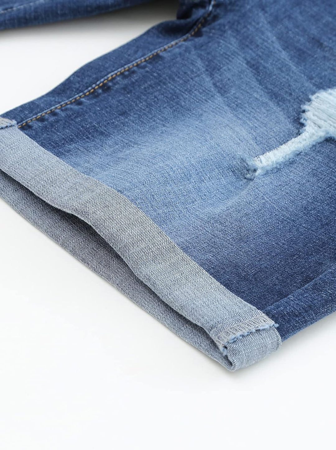 Meilicloth Jeans Shorts Kurze Herren Shorts Sommer Denim Western Casual B Blau XXS, B Blau XXS