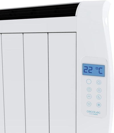 Cecotec Flachheizkörper mit Fernbedienung ReadyWarm 800 Thermal. 600 W, 4 Elemente aus Aluminium, LC