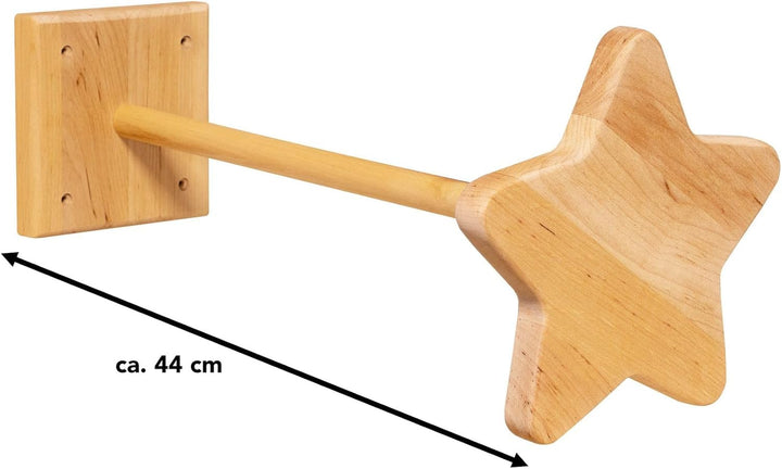 BioKinder Betthimmel-Halter Stern Himmelstange Netzhalterung Betthimmel Halterung aus zertifiziertem