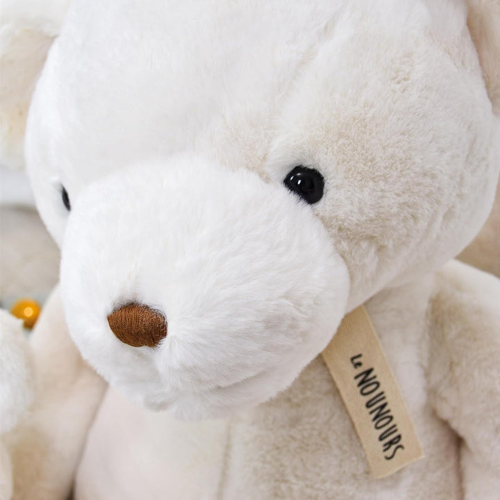 Histoire d'ours - Grosser Plüschbär – Der Teddybär – Weiss – 40 cm – grosses Plüschtier super weich