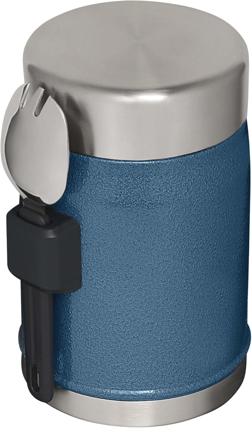 STANLEY 1913 Classic Legendary Food Jar mit Spork 400 ml - Hammertone Lake | Hält 7 Std. heiss oder