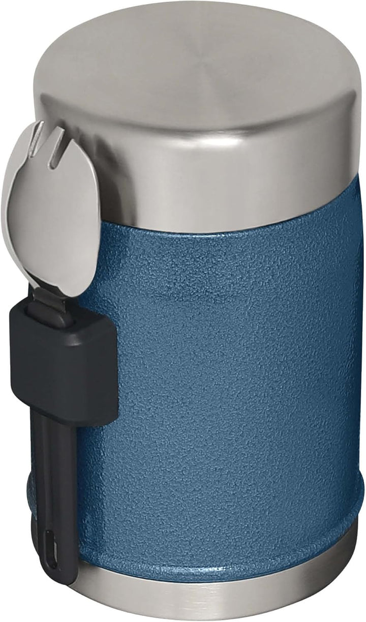 STANLEY 1913 Classic Legendary Food Jar mit Spork 400 ml - Hammertone Lake | Hält 7 Std. heiss oder