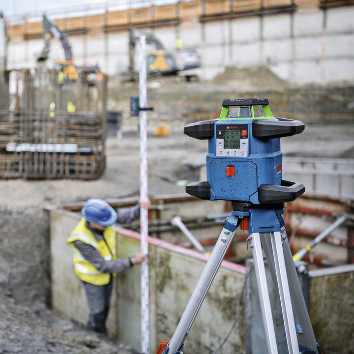 Bosch Professional 18V System Rotary Laser GRL 650 CHVG (Green Laser, Outdoor Levelling, with App Fu