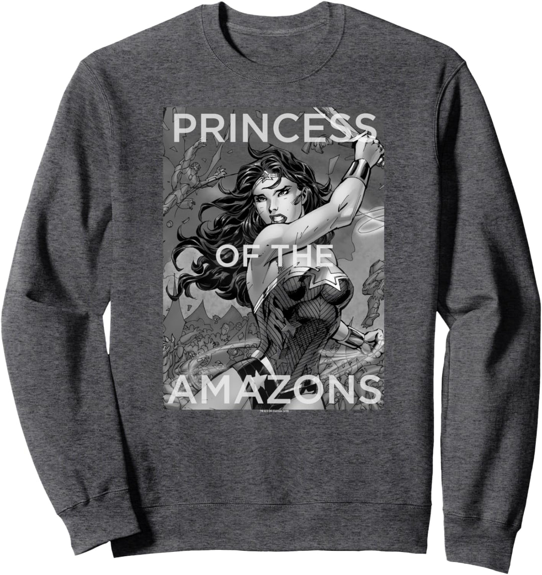 Wonder Woman Princess Greyscale Sweatshirt