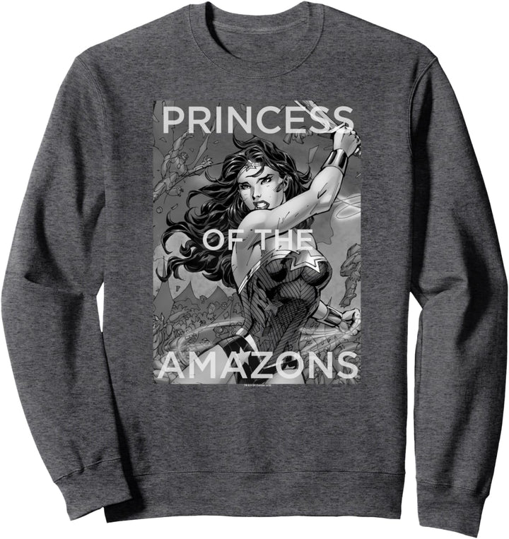 Wonder Woman Princess Greyscale Sweatshirt