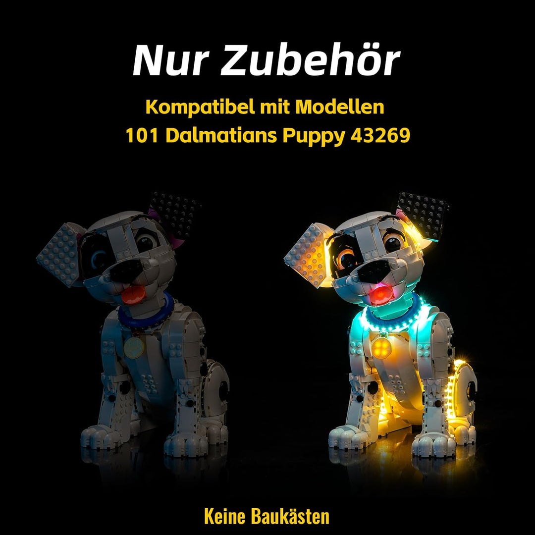 Led Licht Set Kompatibel mit Lego 101 Dalmatians Puppy 43269 (Kein Modell), Dekorationsbeleuchtungss