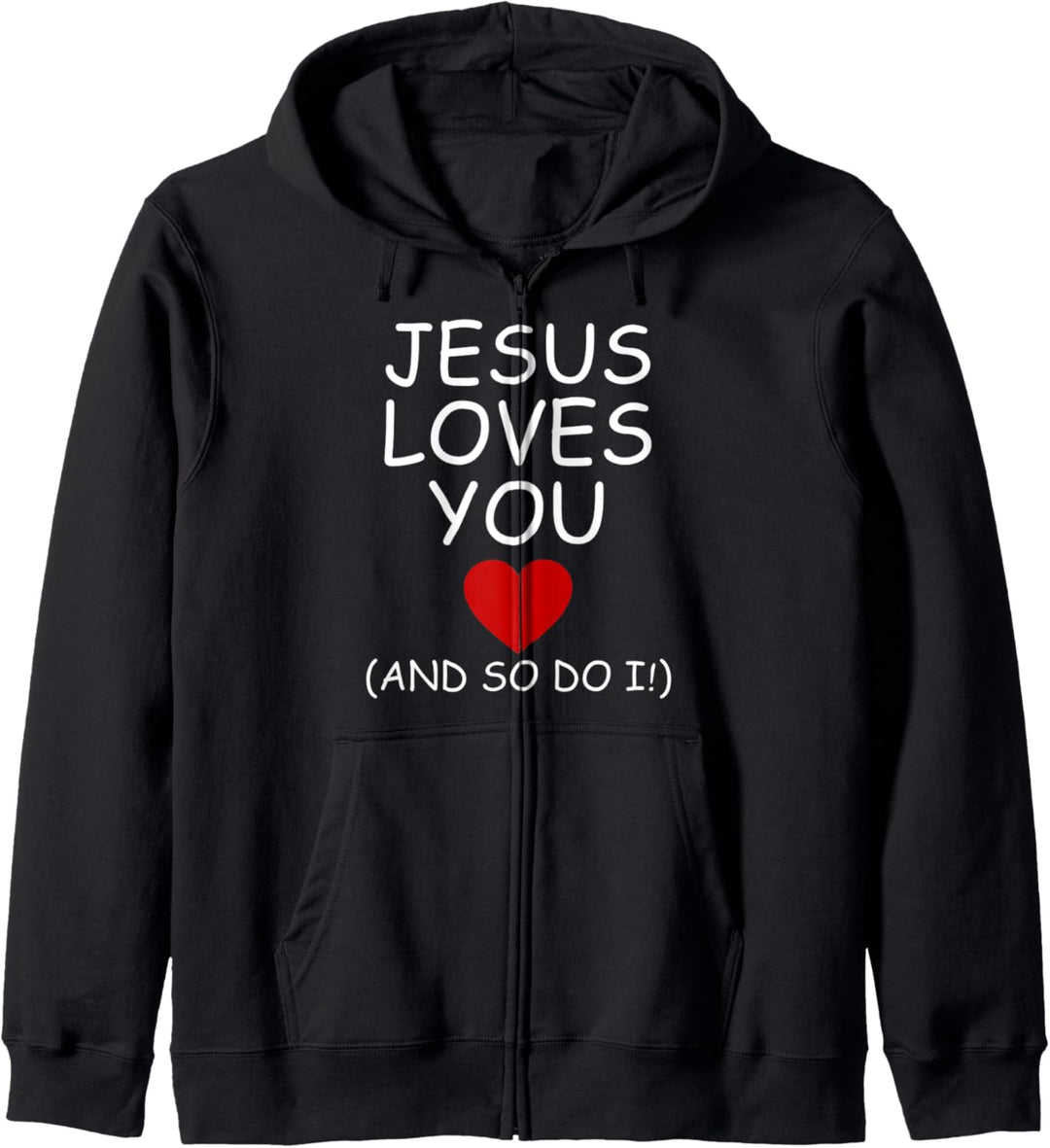 Jesus liebt dich und ich auch, christlicher VBS-religiöser Kapuzenjacke