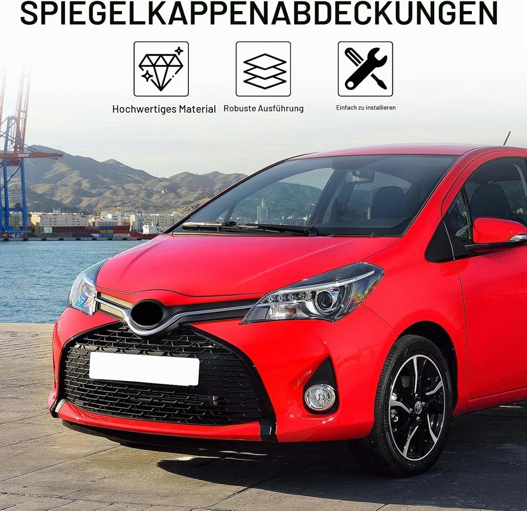 Auto Spiegelkappen, 1 Paar Auto Tür Aussenspiegelkappe Rückspiegelkappe Seitenspiegel Abdeckungen fü