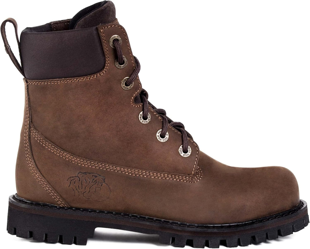 BROGER Alaska II Motorradstiefel Unisex | Rindsleder | SAS-TEC Knöchelprotektoren | Verstärkte Ferse