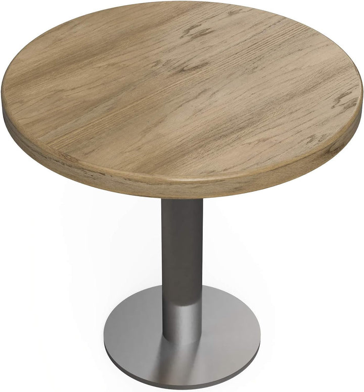 ONPIRA Untergestell Rund Edelstahl Tischgestell Bistrotisch Bodenplatte Ø45cm