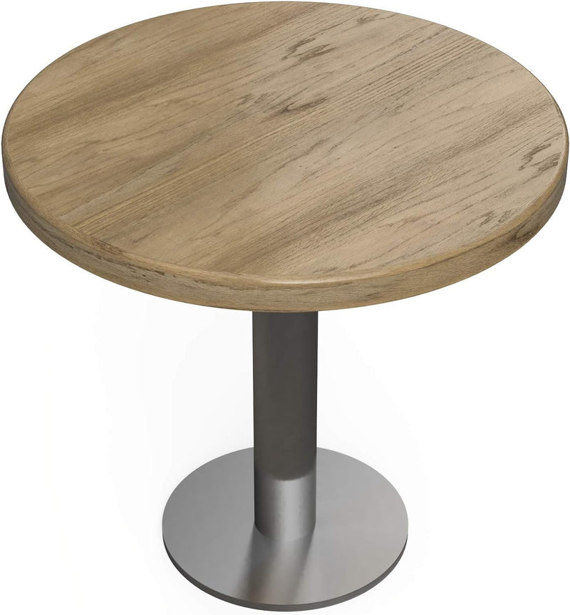 ONPIRA Untergestell Rund Edelstahl Tischgestell Bistrotisch Bodenplatte Ø45cm