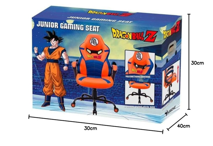 Subsonic DBZ - Dragon Ball Z - Junior-Spielerstuhl - Bürostuhl für Glücksspiele - Offizielle Lizenz