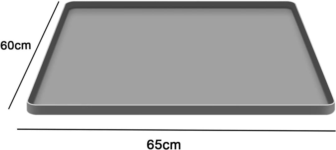 Fenteer Bodenmatte aus für den Kühlschrank, Abtropfschale aus, wiederverwendbar, rutschfest, vielsei