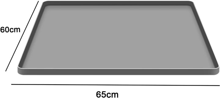 Fenteer Bodenmatte aus für den Kühlschrank, Abtropfschale aus, wiederverwendbar, rutschfest, vielsei