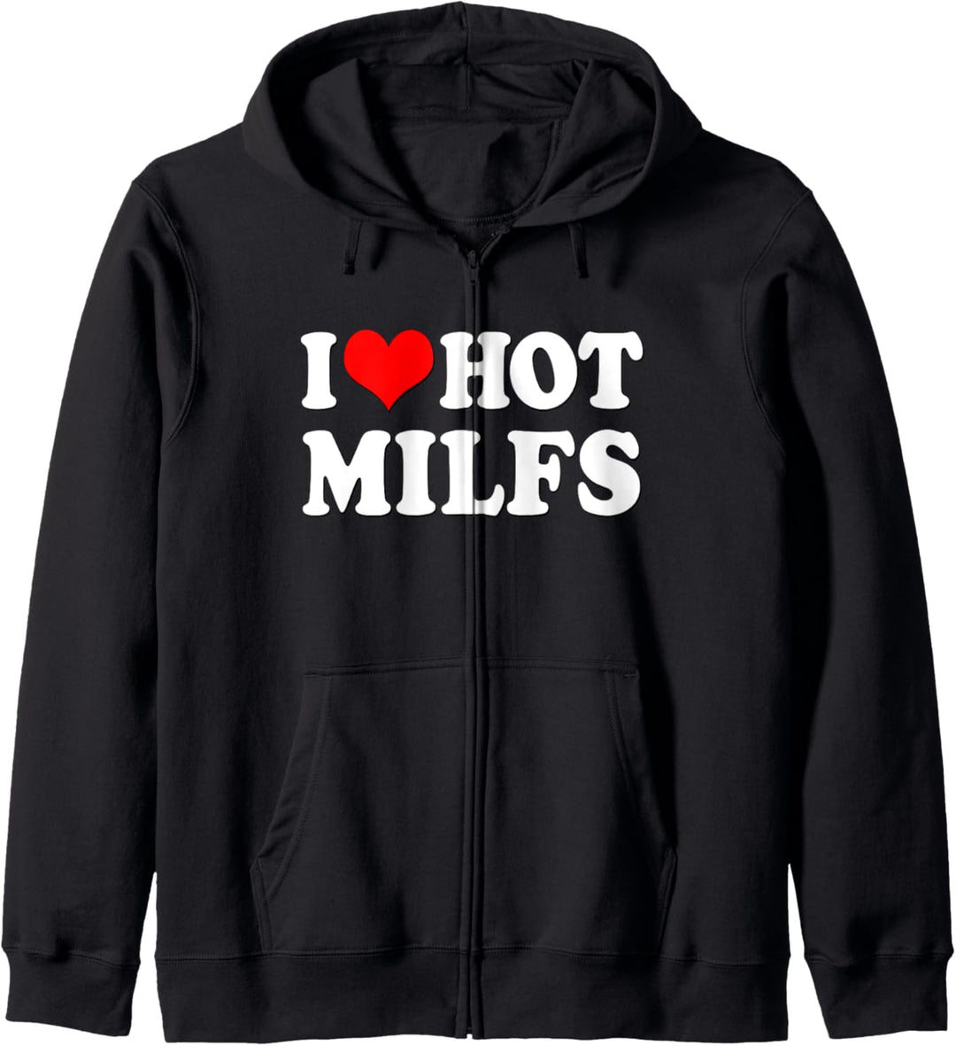 "I love Hot Milfs" Lustiges "I Heart Hot Milfs" Paar-Set Kapuzenjacke