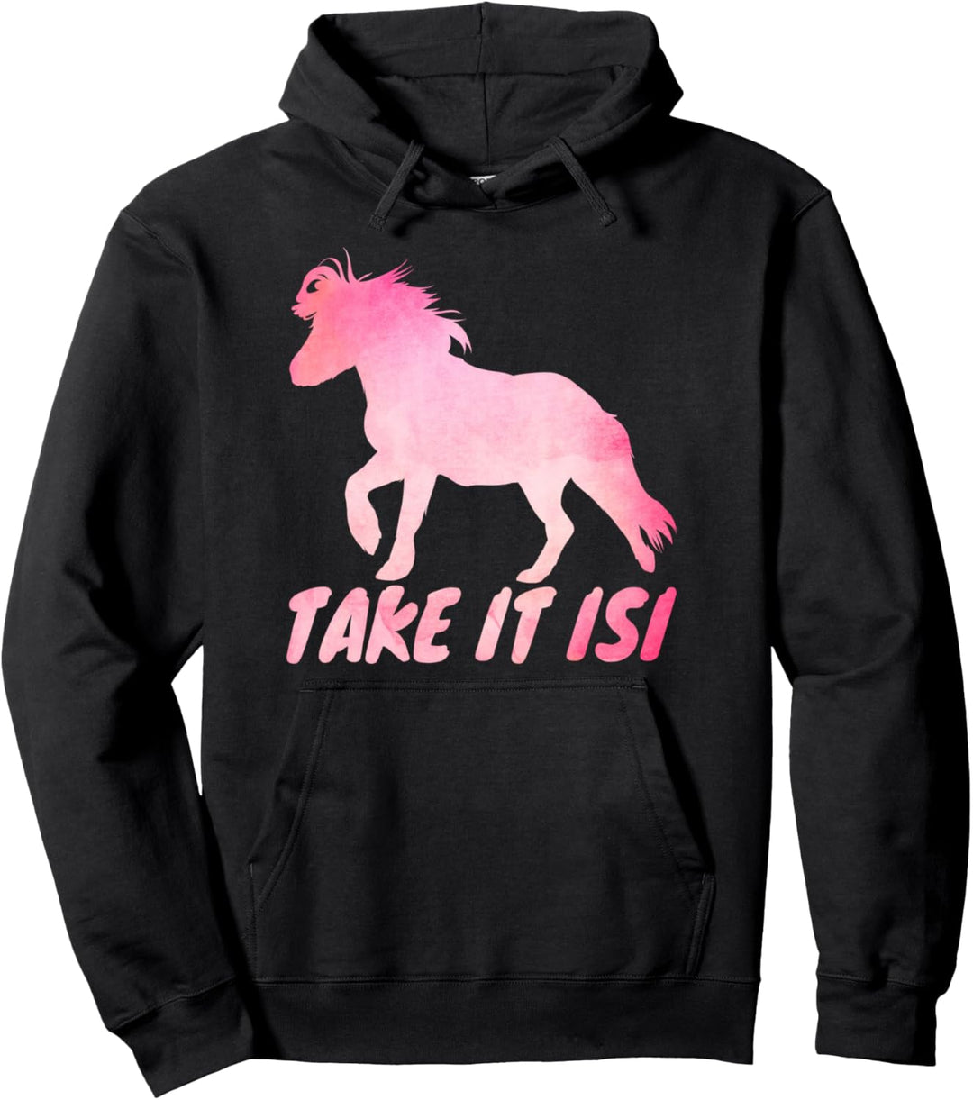Islandpferde Geschenk Kinder Mädchen Mädels Wie ein Isi Pullover Hoodie