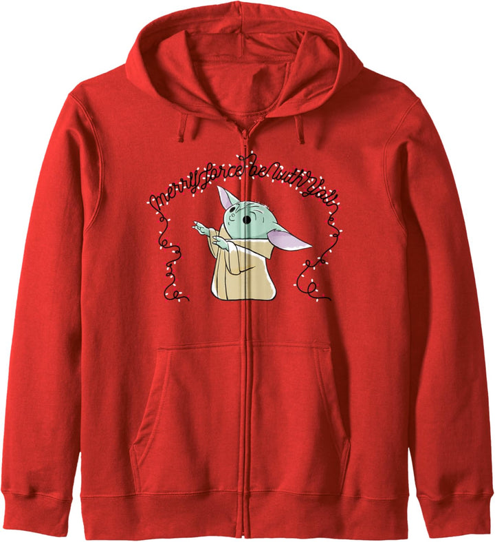 Star Wars Mandalorian The Child Merry Force With You Kapuzenjacke