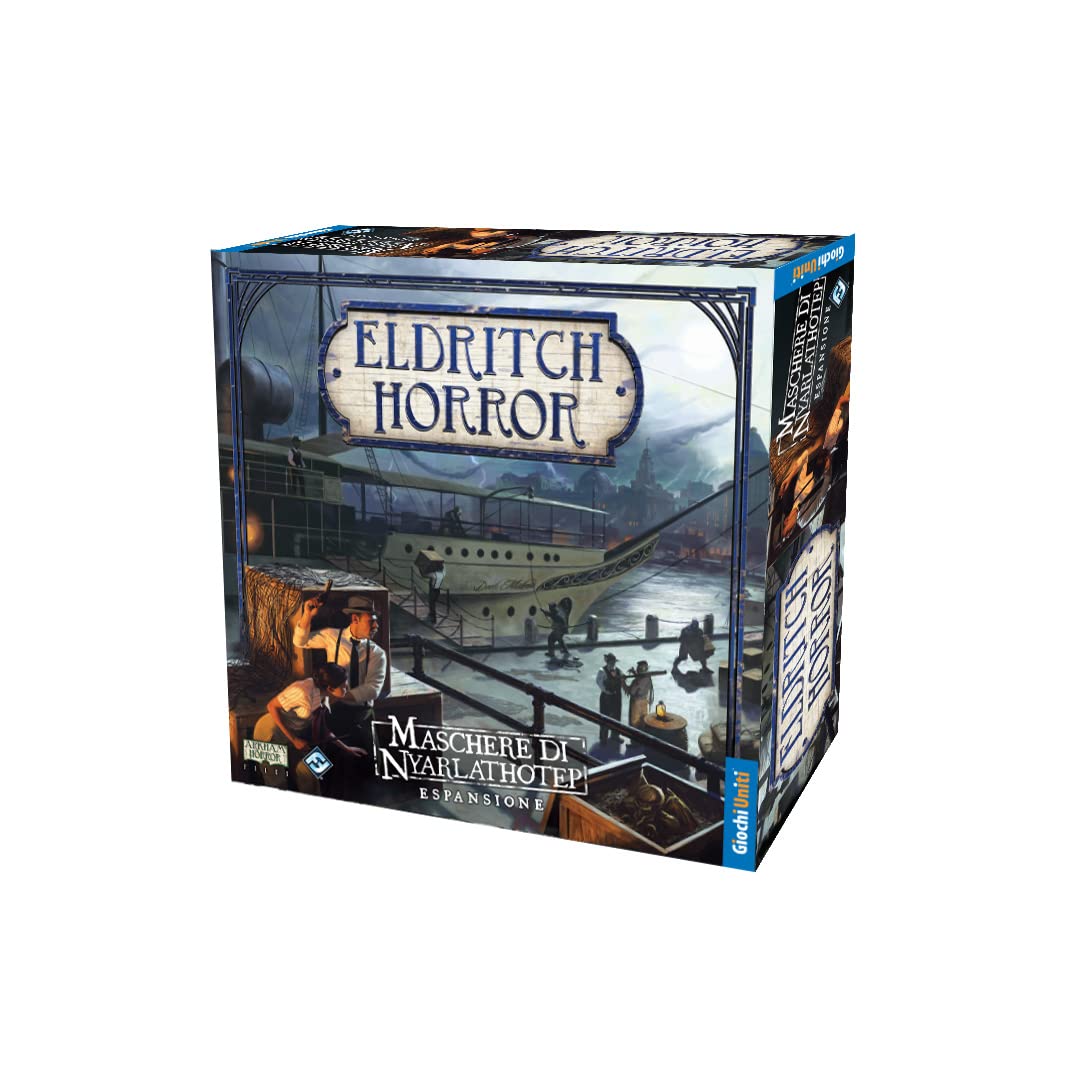 Giochi Uniti - Eldritch Horror: Nyarlathotep-Masken, Erweiterung für Eldritch Horror, 1-8 Spieler, 1