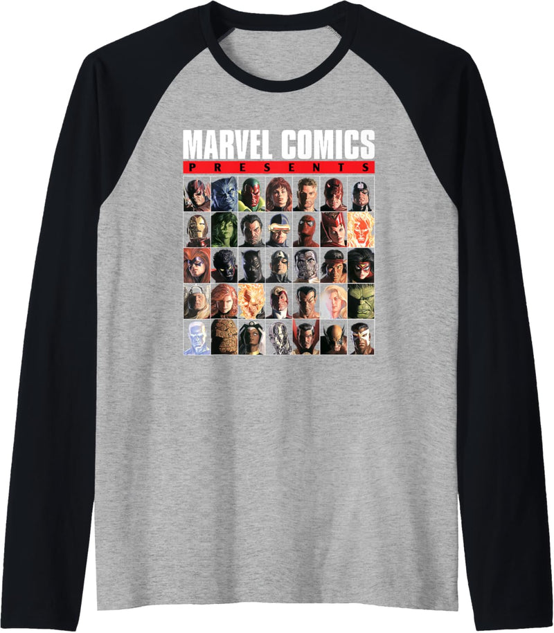 Marvel Comics Presents The Timeless Collection Super Heroes Raglan