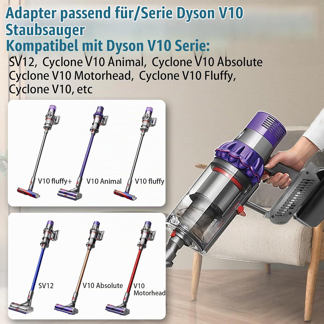 V10 Adapter für Makita 18V Lithium Batterie, umwandelbar für Dyson V10 SV12 Animal Absolute Motorhea