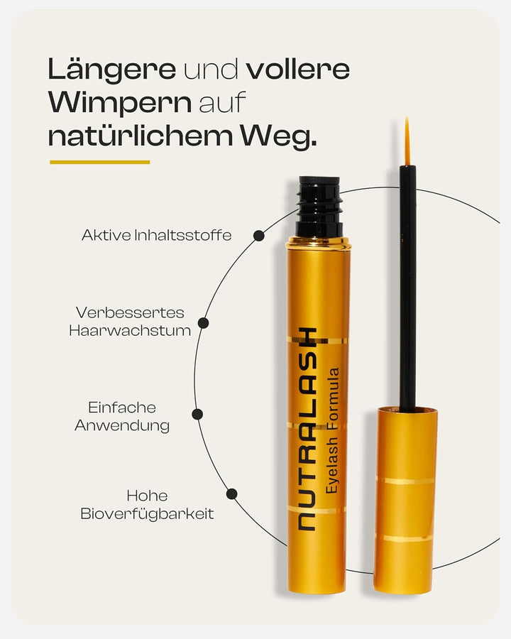 Nutralash Eyelash Formula ADVANCED – Wimpernserum für lange Wimpern in nur 4-6 Wochen I Lash Serum I