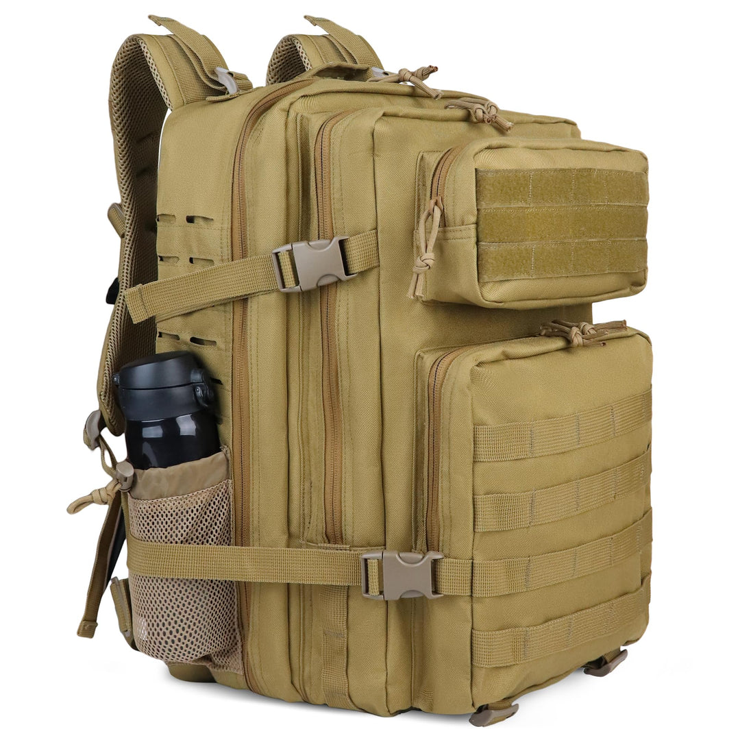 Zavothy, 45l taktischer Militär-Rucksack für Damen und Herren – grosser 3-Tage-Einsatzrucksack mit M