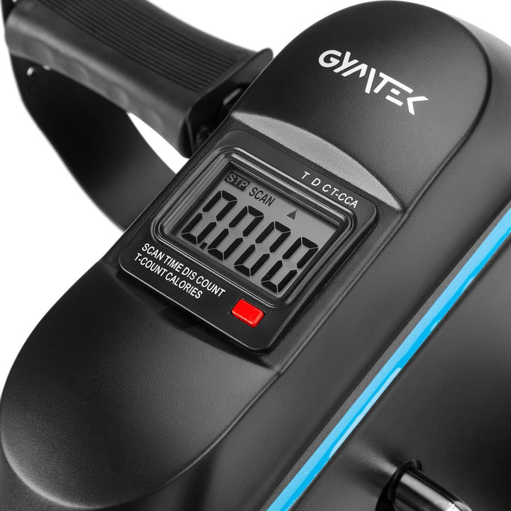 Gymtek Pedaltrainer, Mini-Heimtrainer - LCD-Bildschirm - Einstellbarer Widerstand - Mini-Bike - bis
