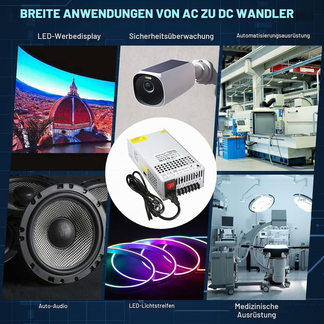 Upgrade Netzteil 24V 41.6A 1000W Schaltnetzteil Adapter Transformator LED Treiber AC110V / 220V (SMP