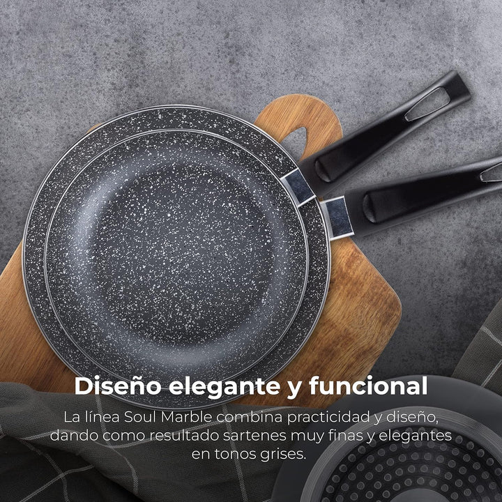 SAN IGNACIO Soul Marble Grau 16+20+24, Grau 16+20+24