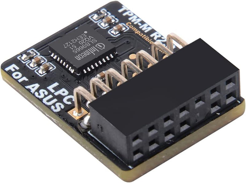 NewHail TPM2.0 Modul LPC 14Pin Modul mit Infineon SLB9665 für ASUS Motherboard kompatibel mit TPM-M