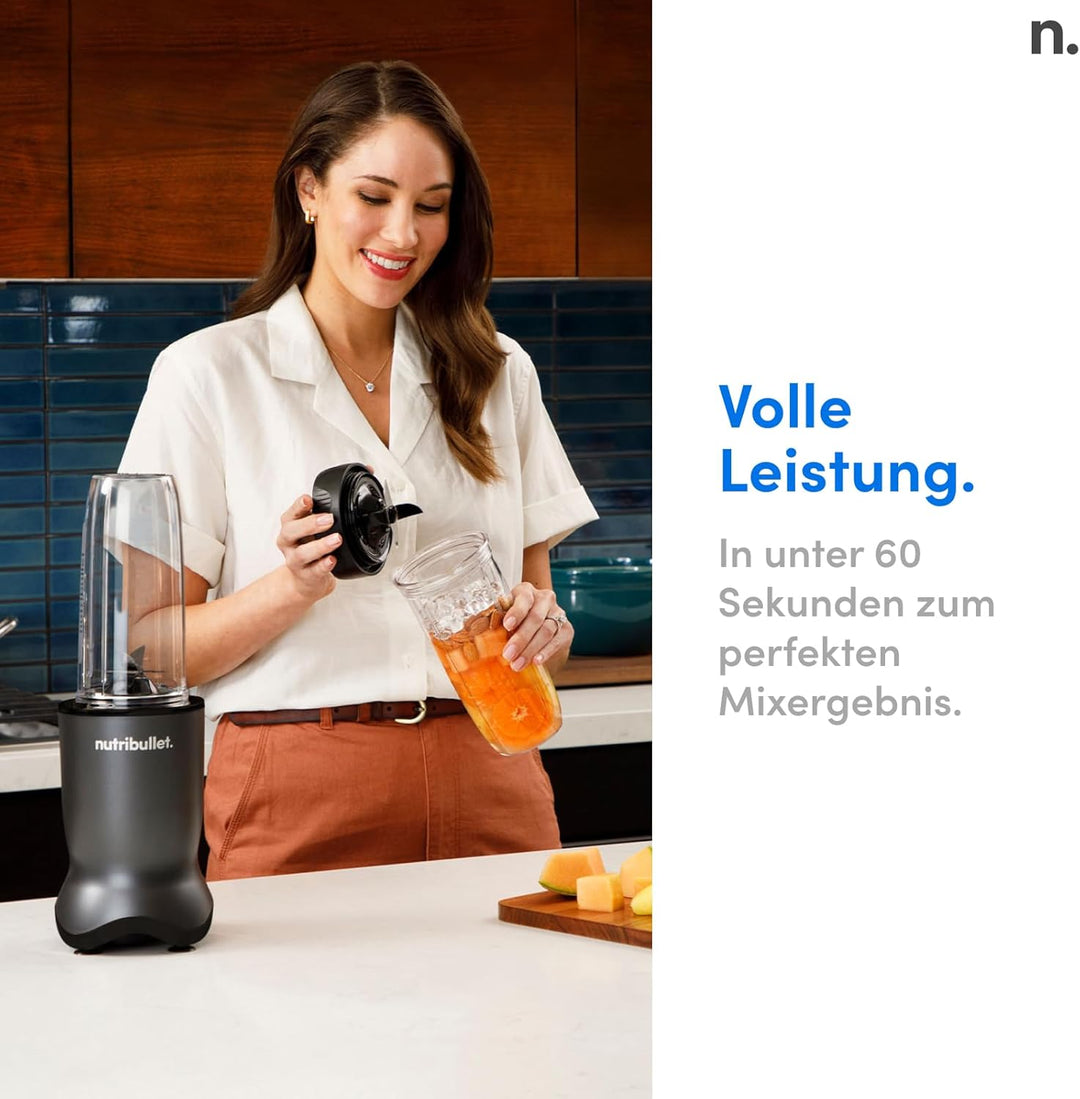 nutribullet personal blender, der leistungsstärkste Mixer für eine Portion, 1000 Watt und leiser Mot