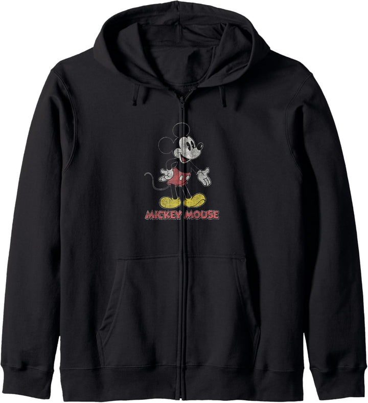 Disney Mickey Transparent Standing Body Kapuzenjacke