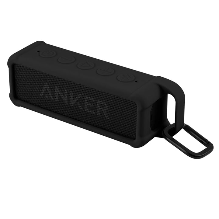 XBERSTAR Silikonhülle für Anker Soundcore 2 Lautsprecher, Schutzhülle, tragbarer Lautsprecher, Reise