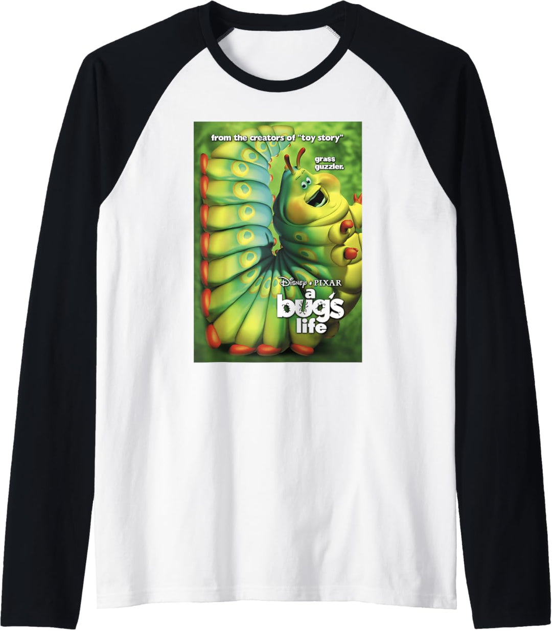 Disney Pixar A Bug's Life Heimlich Grass Guzzler Poster Raglan