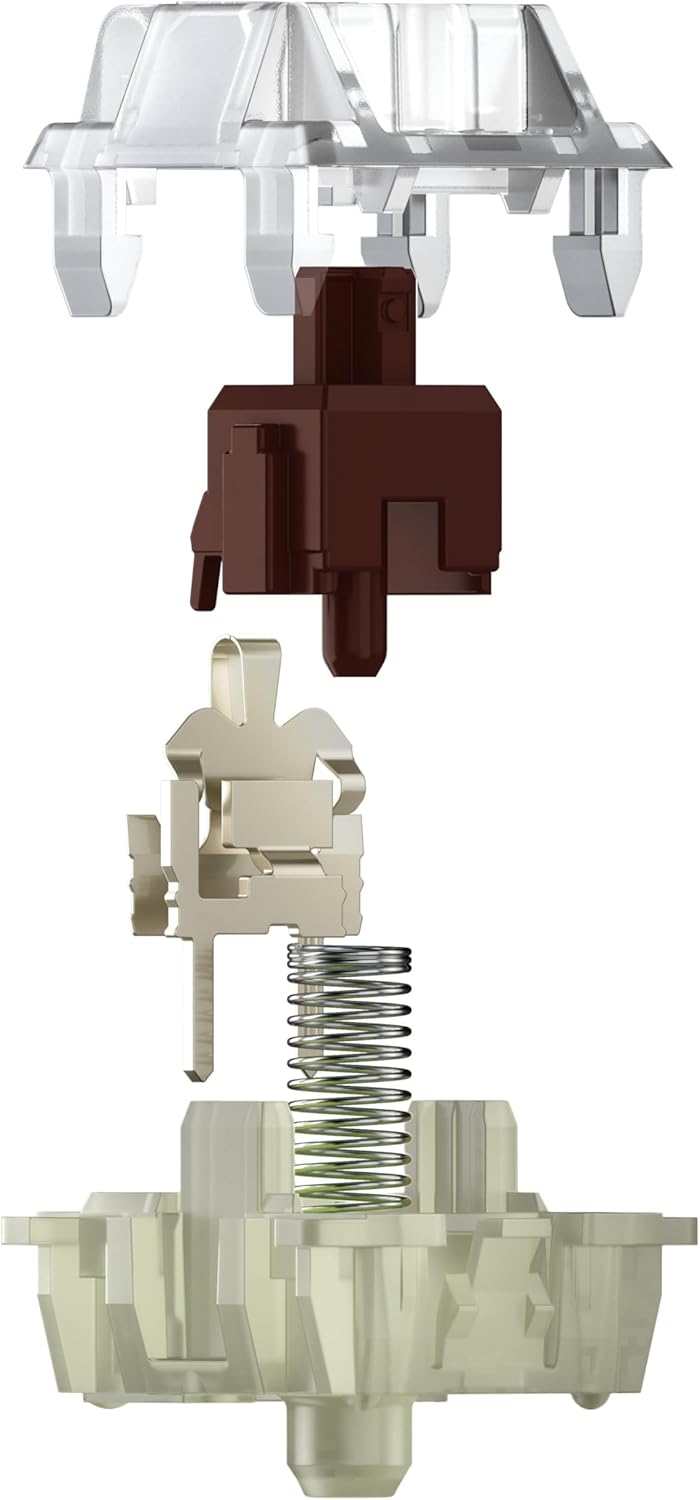 CHERRY MX RGB Brown Switch Kit, 23 Mechanische Tastatur-Schalter, für DIY, Hot Swap oder Gaming-Keyb