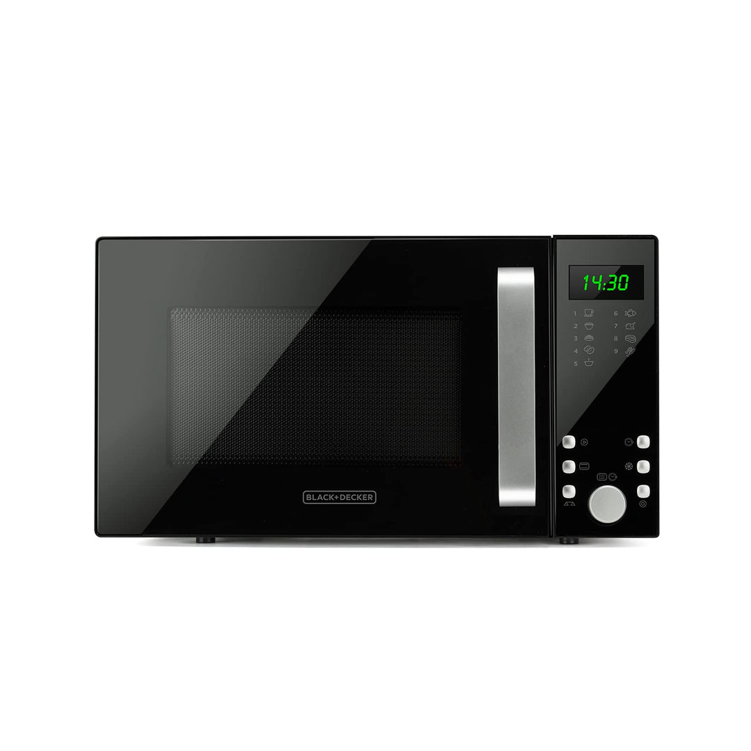 Black+Decker BXMZ900E - 23L digitale Mikrowelle mit Grill, 900W Grillleistung und 1000W Grill, Aufta