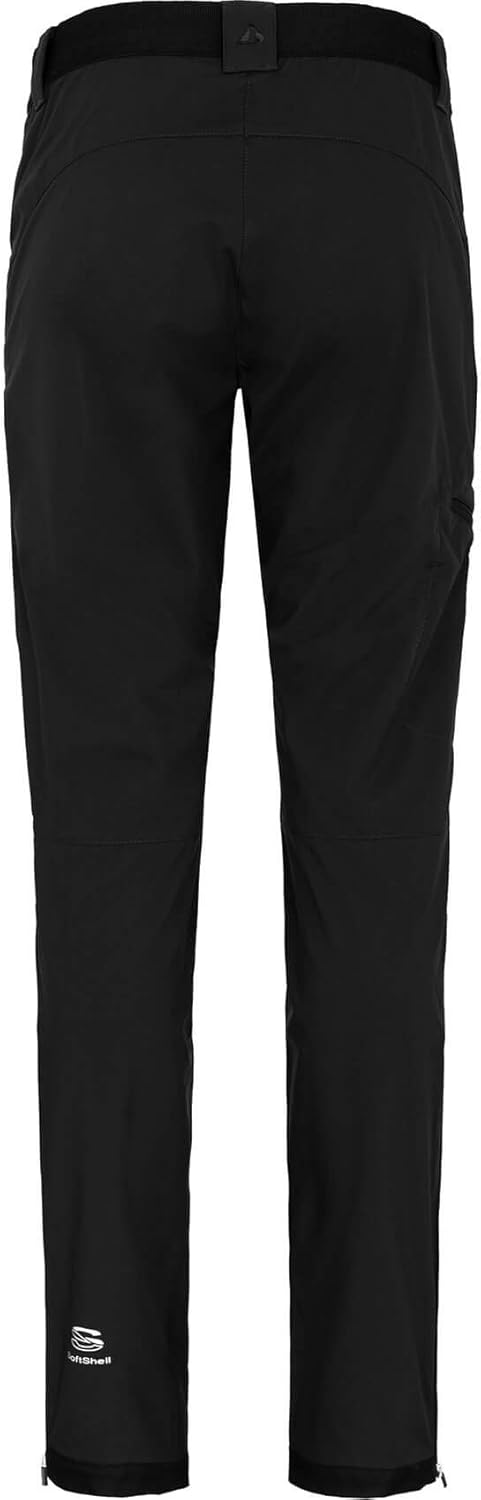 Bergson TESSE Comfort (Slim) | Damen Softshellhose - schmaler Schnitt, elastischer Komfort Bund, lei