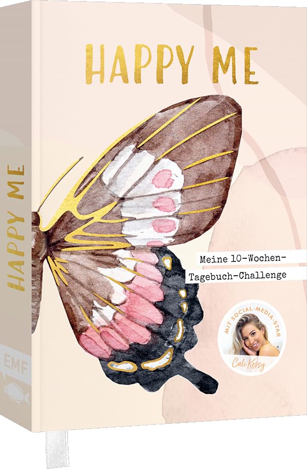Happy me – Meine 10-Wochen-Tagebuch-Challenge mit Social-Media-Star Cali Kessy, Gebundenes Buch