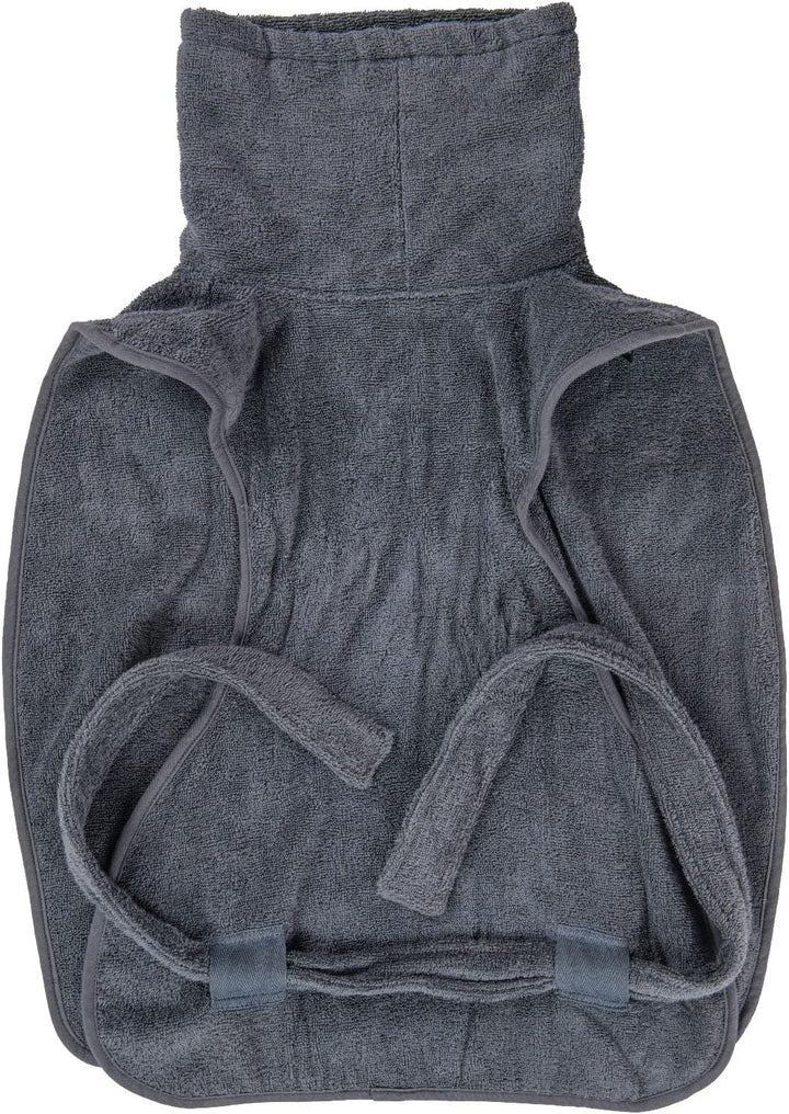 Mount Swiss Hunde Bademantel aus 100% Coresoft Baumwolle I extrem saugfähig und weich I Hunde Handtu